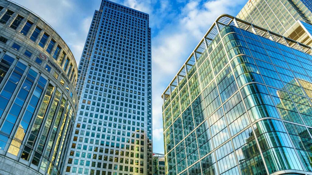 Canary wharf buildings